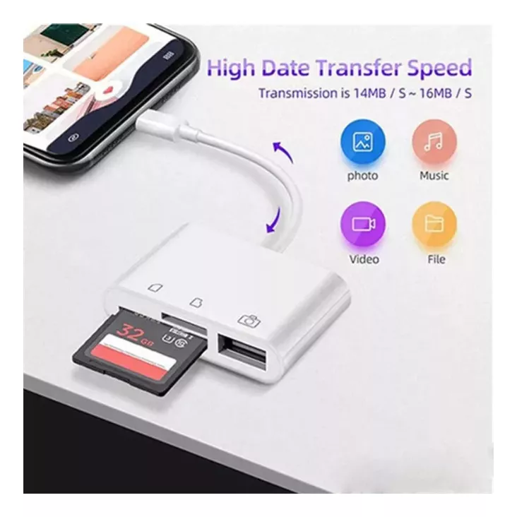 Caja Convertidora Uso Micro Sd Conexión Tipo C - Imagen 3