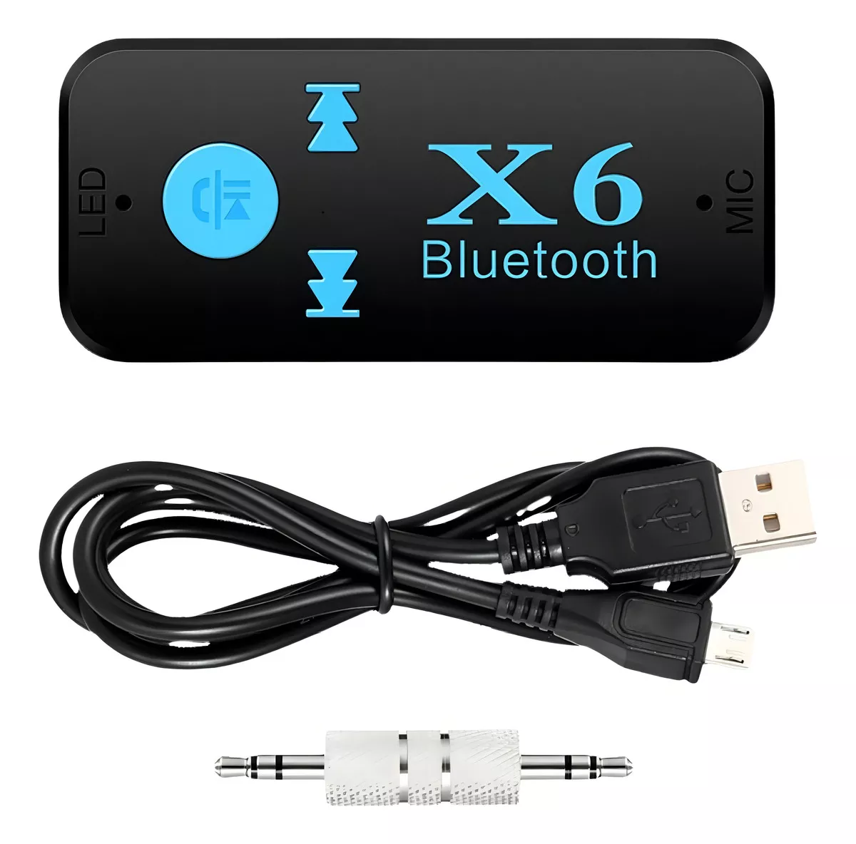 Adaptador Bluetooth Para Carro Conexión 3.5mm Ranura Microsd - Imagen 3