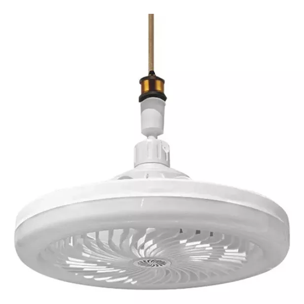Ventilador Con Luz Led Protección Ocular Control Remoto 180°