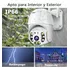 Cámara Ptz De Seguridad Wifi Hd1080p Alarma Camara Exterior - Imagen 6